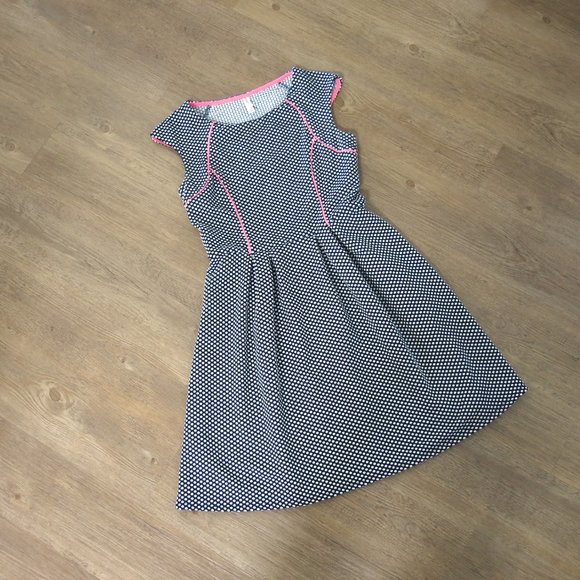 Xhilaration Black and White polka dot Dress - Picture 3 of 7